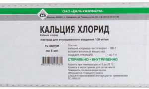 Лечение аллергии хлористым кальцием