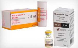 Метотрексат при псориазе — схема лечения, отзывы, аналоги