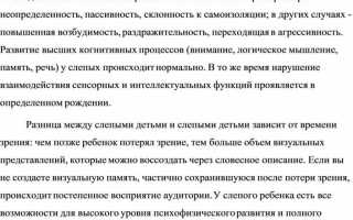 Причины и последствия нарушения зрения и способы компенсации.