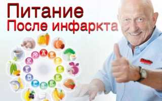 Диета после инфаркта: что можно кушать и пить?