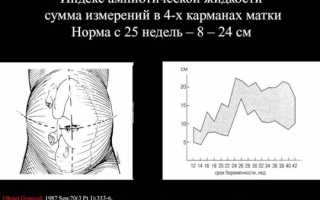 Индекс амниотической жидкости — норма по неделям