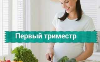 Питание беременных в первом триместре