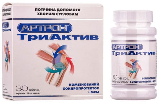 Упаковка препарата Артрон Триактив