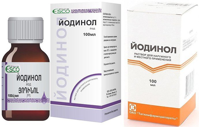 Йодинол от грибка ногтей