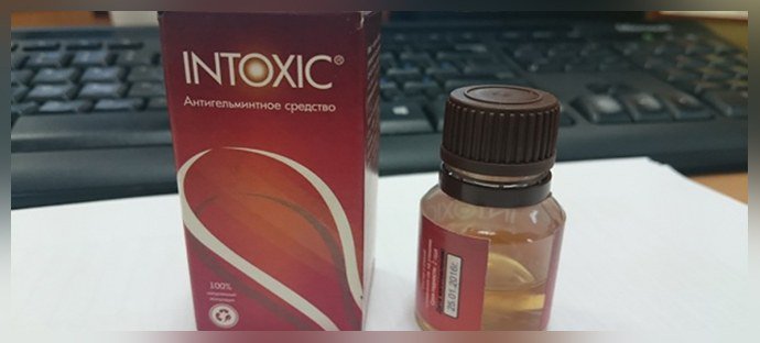 Капли от глистов Интоксик