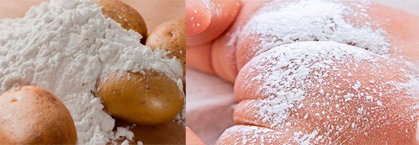 картофельный крахмал при опрелостях