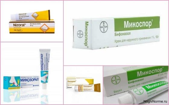 Микозорал, Низорал и Микоспор при устранении болезни