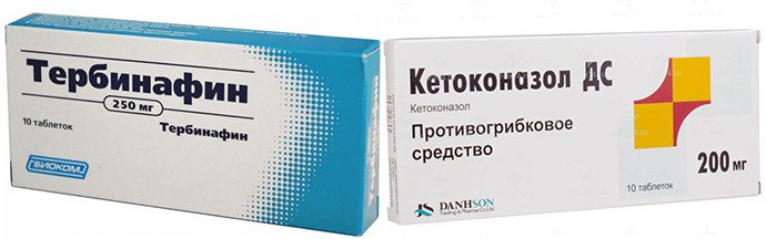 Тербинафин, Кетоконазол